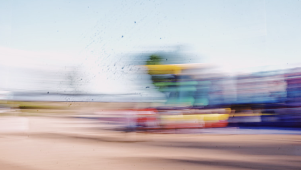 Colorful blurry image to represent dizziness and fainting