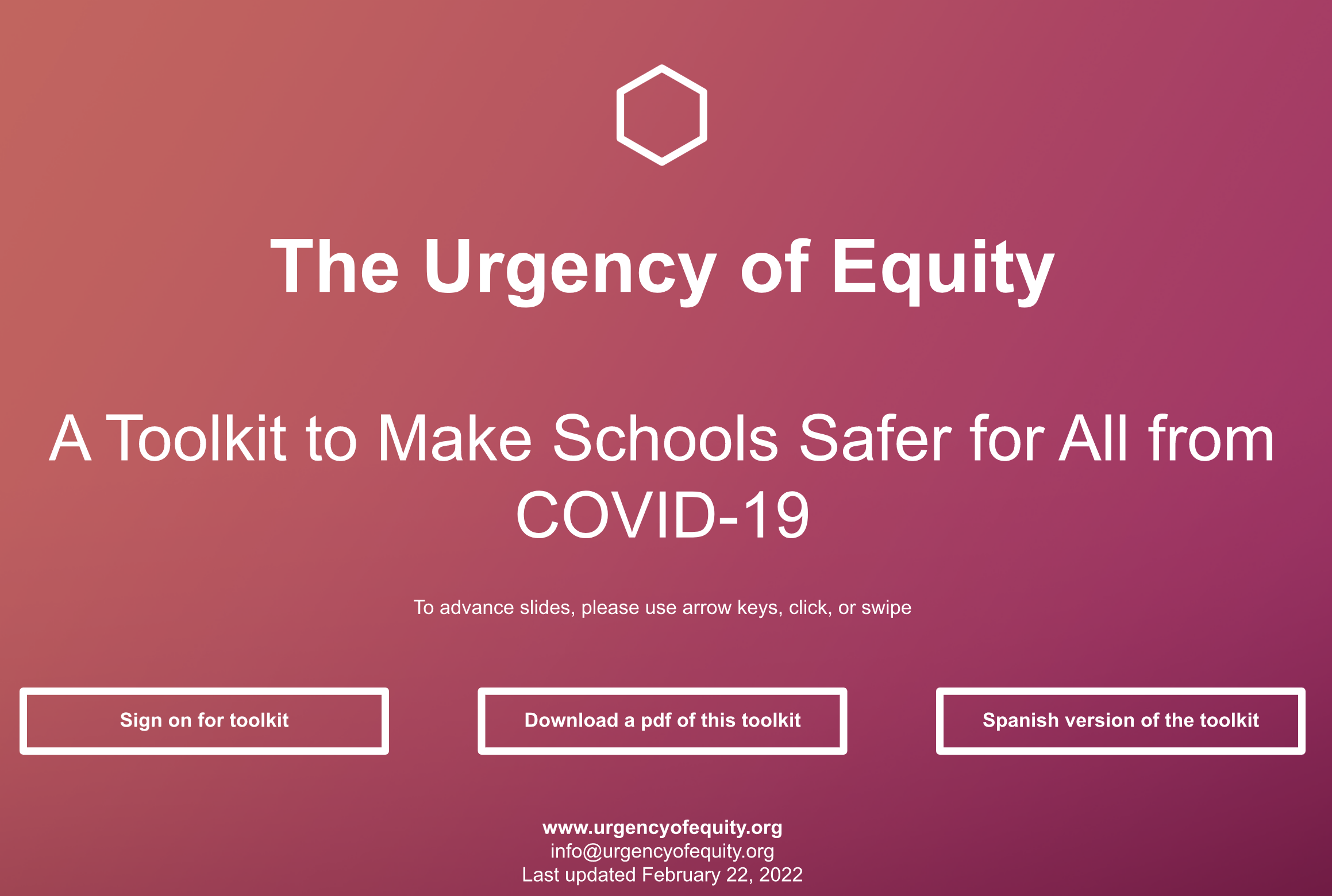 The Urgency of Equity - School Safety