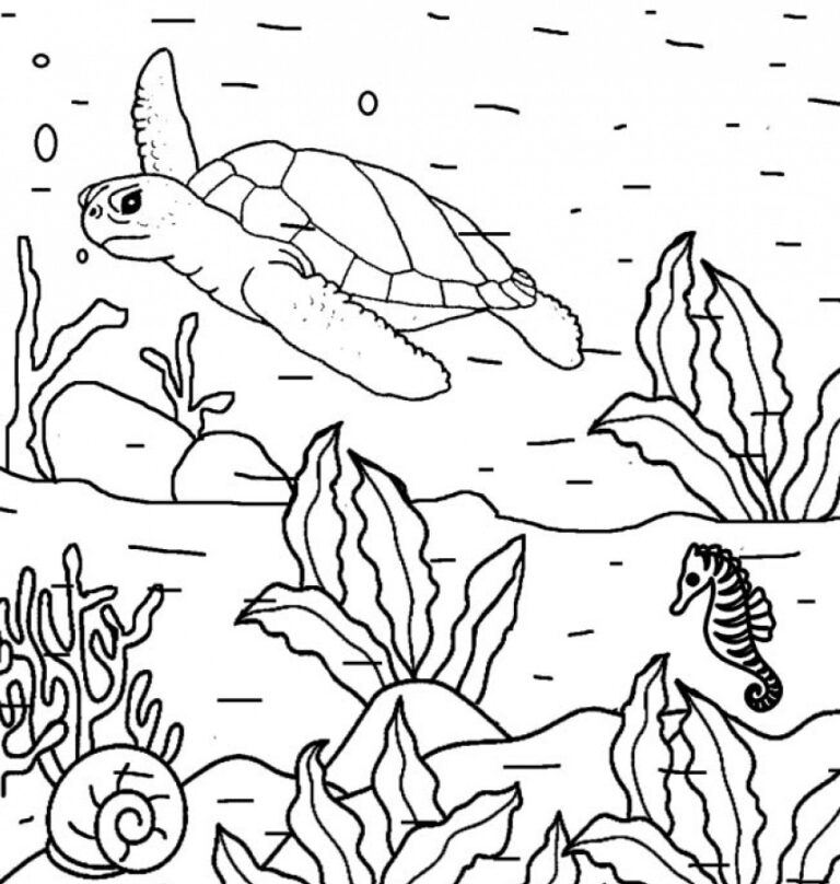 Kids' Printable Nature Coloring Pages x4lk2